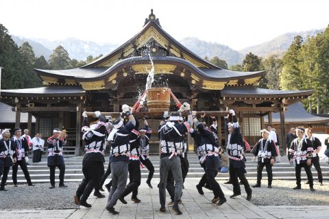 [弥彦村]弥彦湯かけまつり